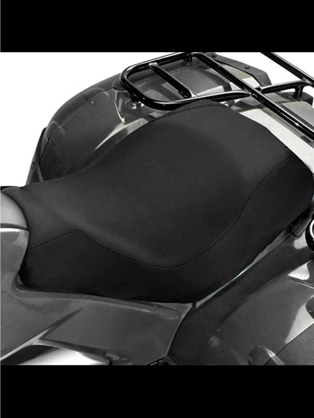 Black ATV Seat Cover
